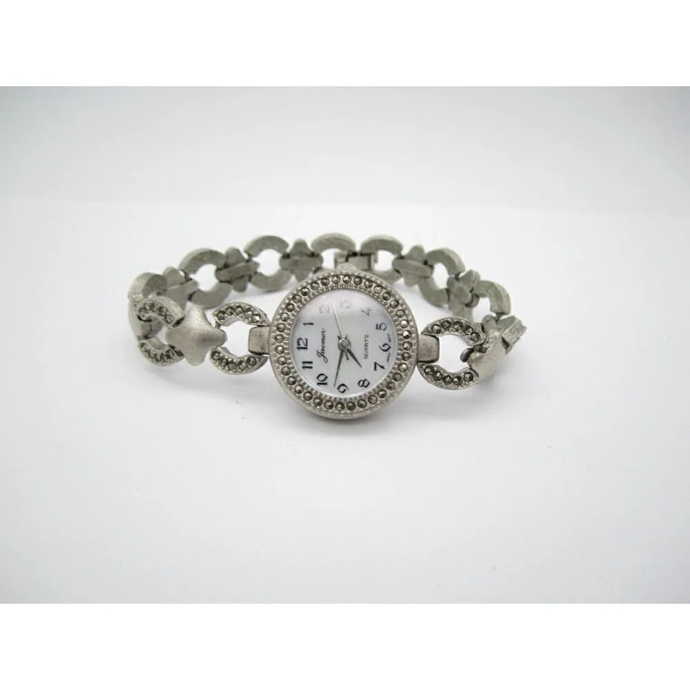 Women's Jacmor Quartz WR‎ Analog 25mm Dial Causal Round Watch (E791)
